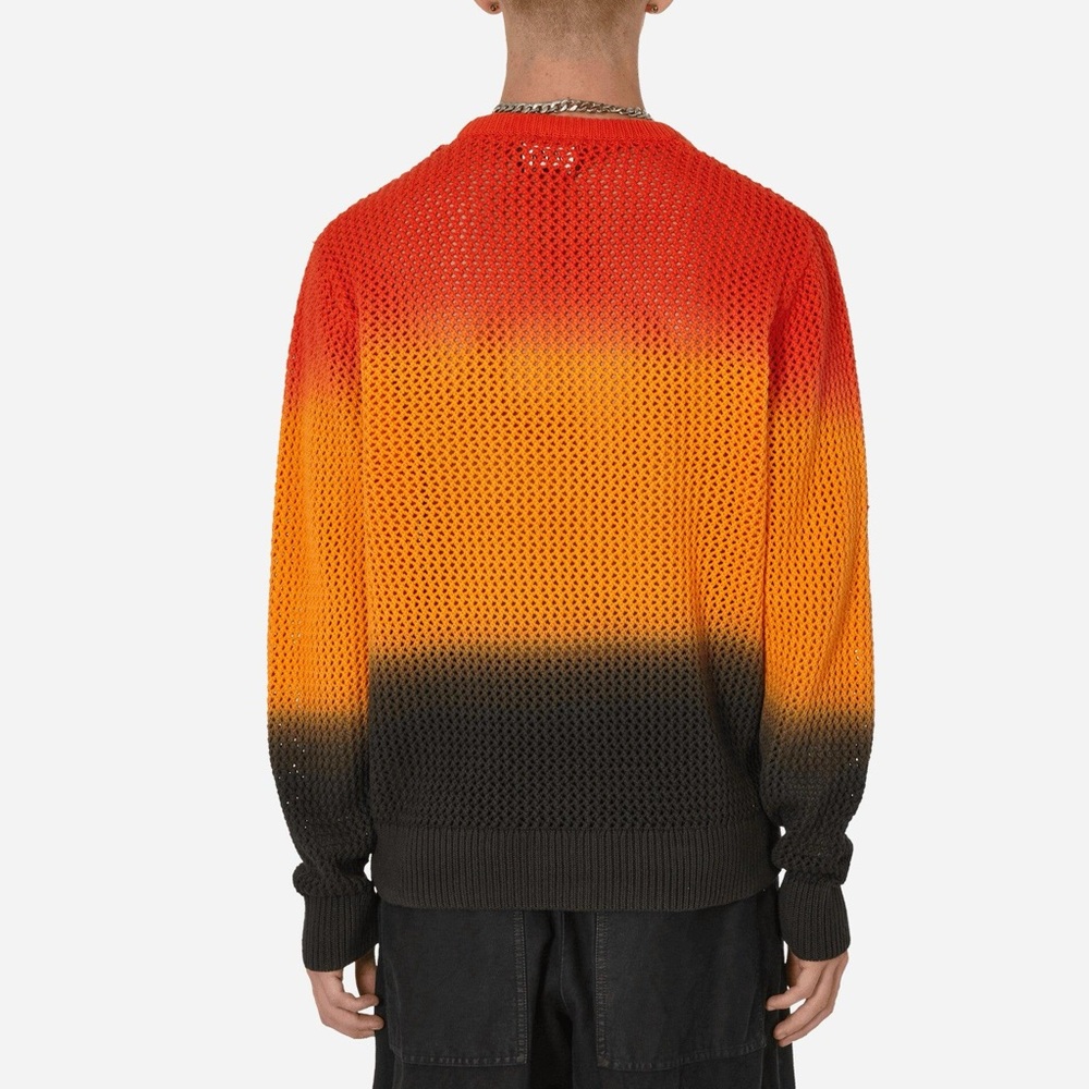 Stussy Pigment Dyed Loose Gauge Sweater 'Lava'